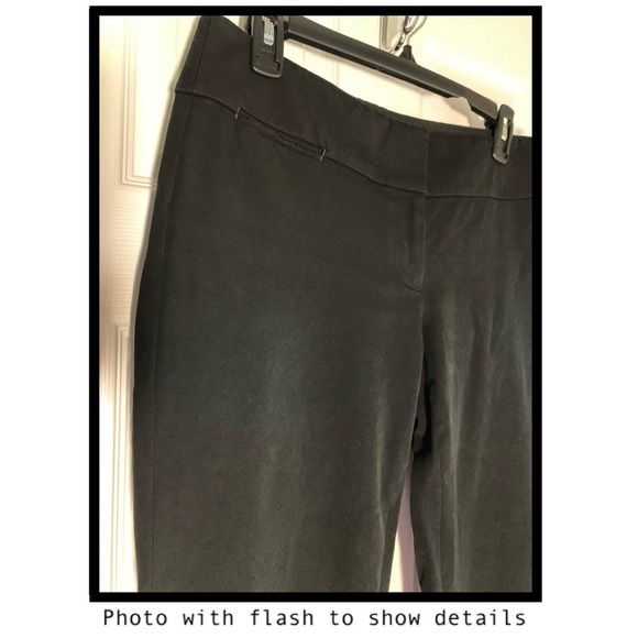 LOFT Black Straight Leg Stretch Trousers - Picture 5 of 9